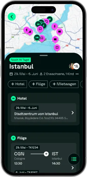 Organisiere und reise wie ein Einheimischer