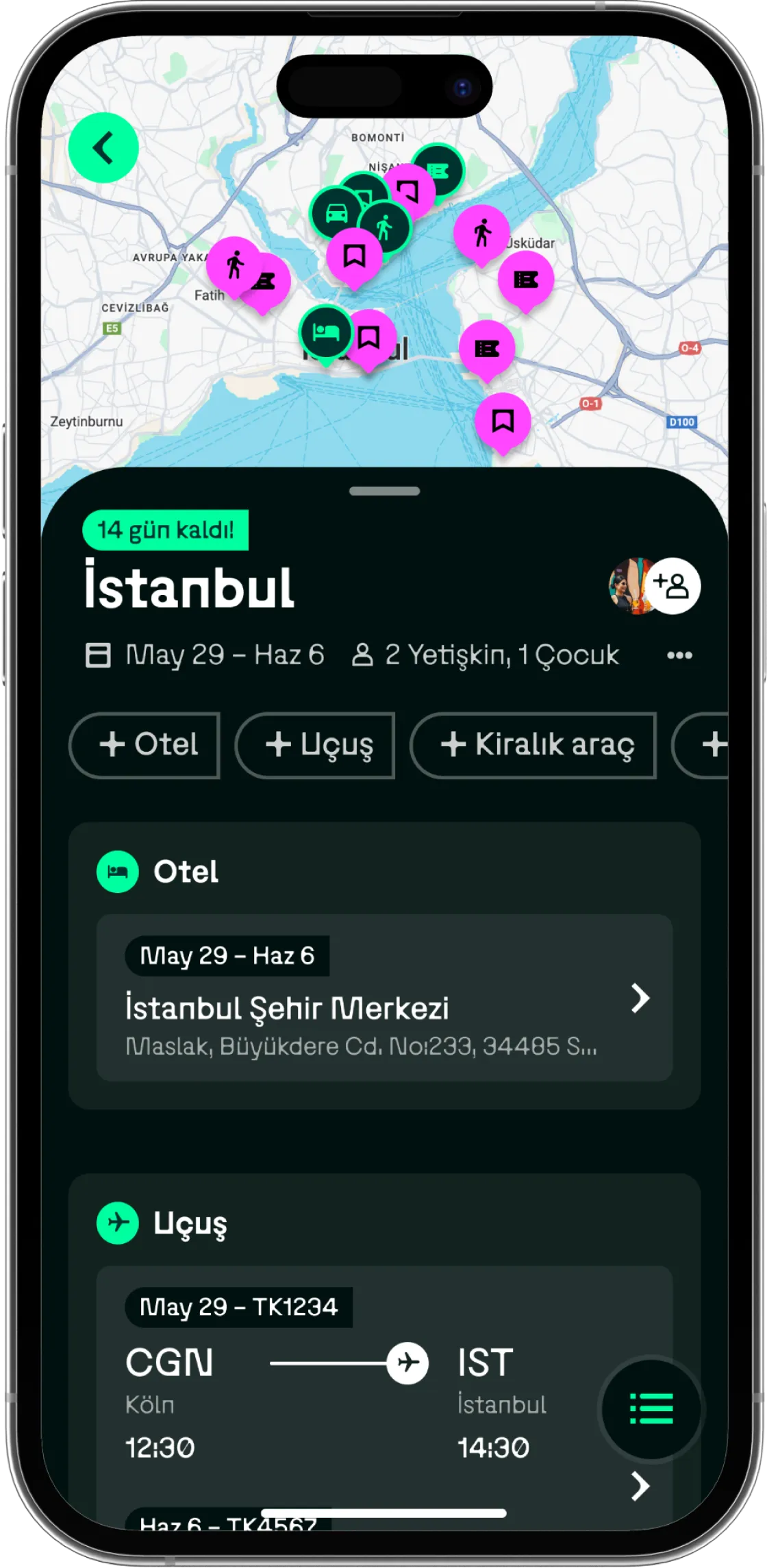 Her şeyi tek bir yerde planlayın
